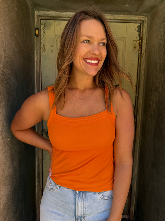 Joana Ribbed Crop Tank