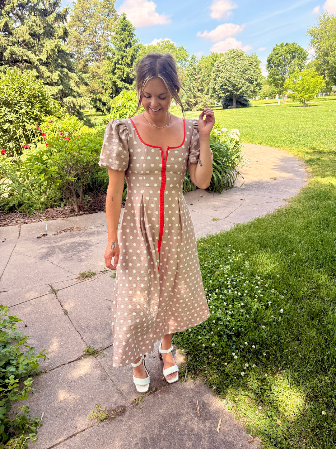 Lydia Dot Dress