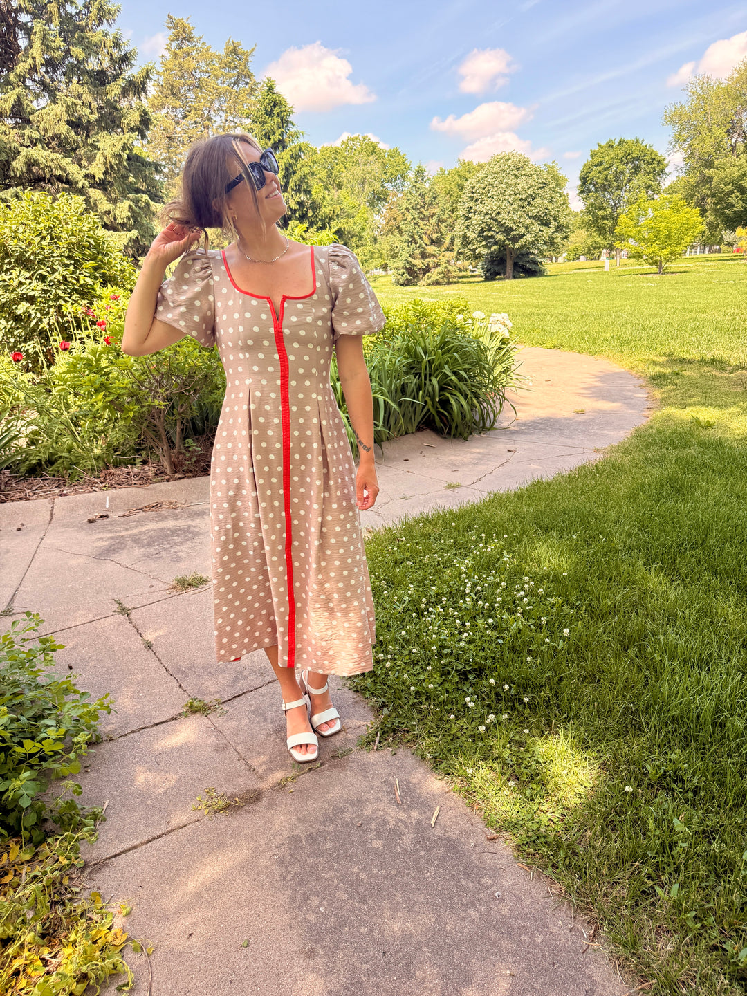 Lydia Dot Dress