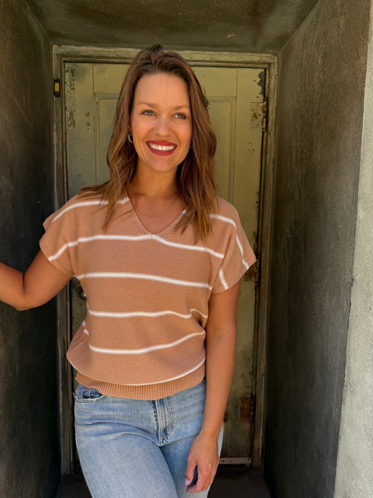 Sandstone Stripe Pullover