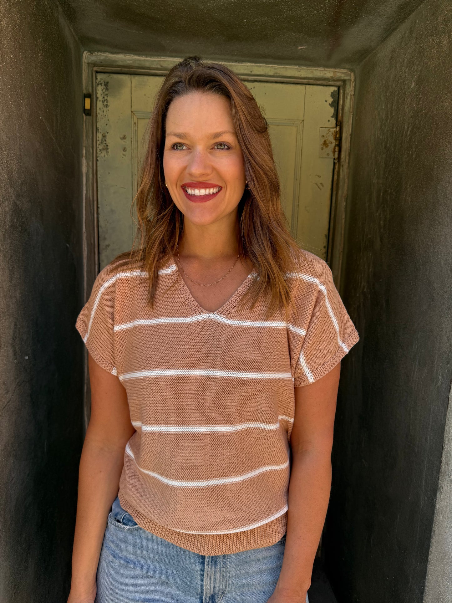 Sandstone Stripe Pullover