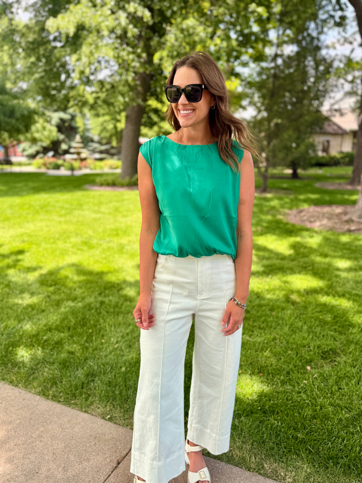 Chloe Pinched Shoulder Blouse