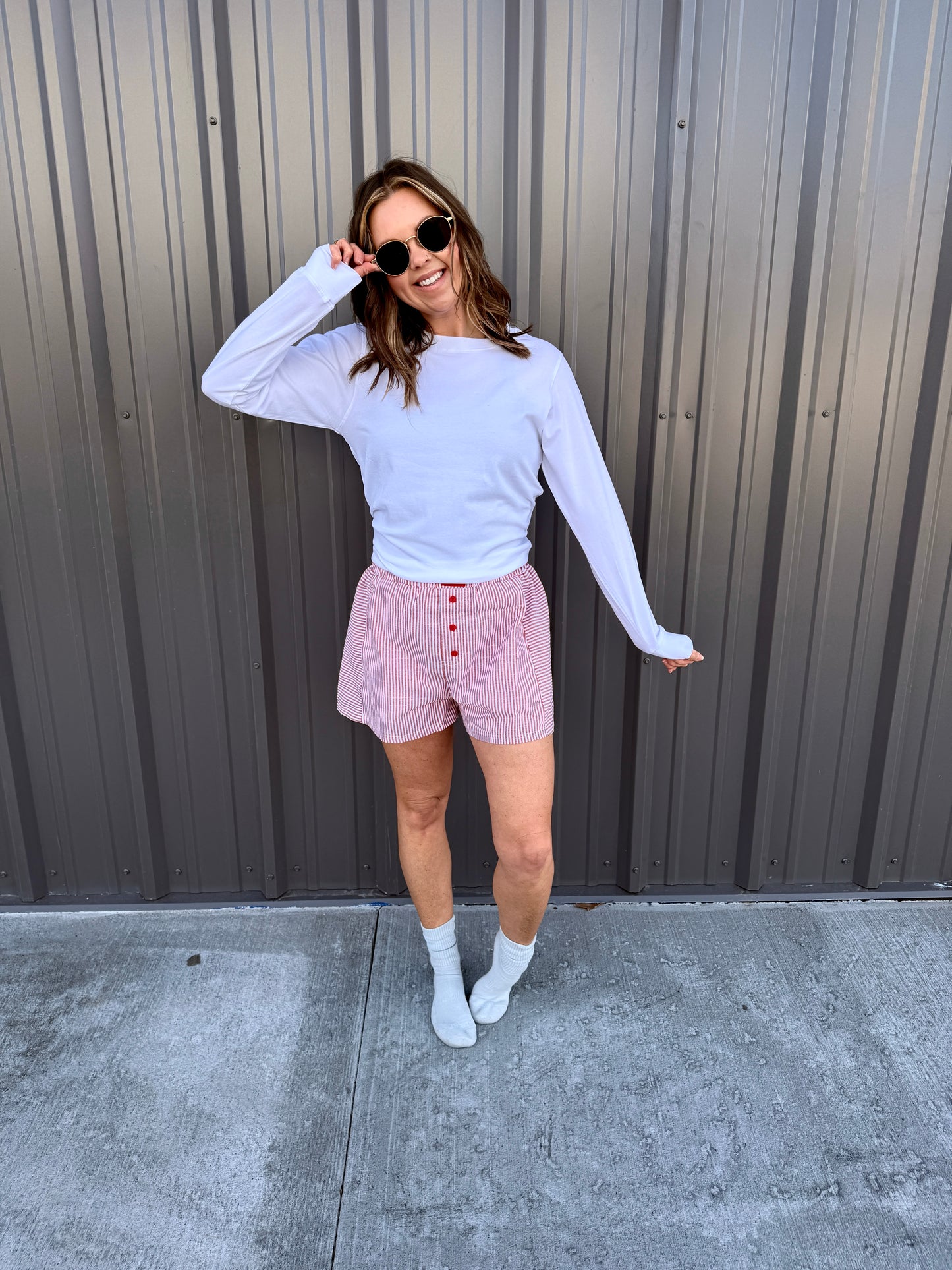 Firecracker Boxer Shorts -Red