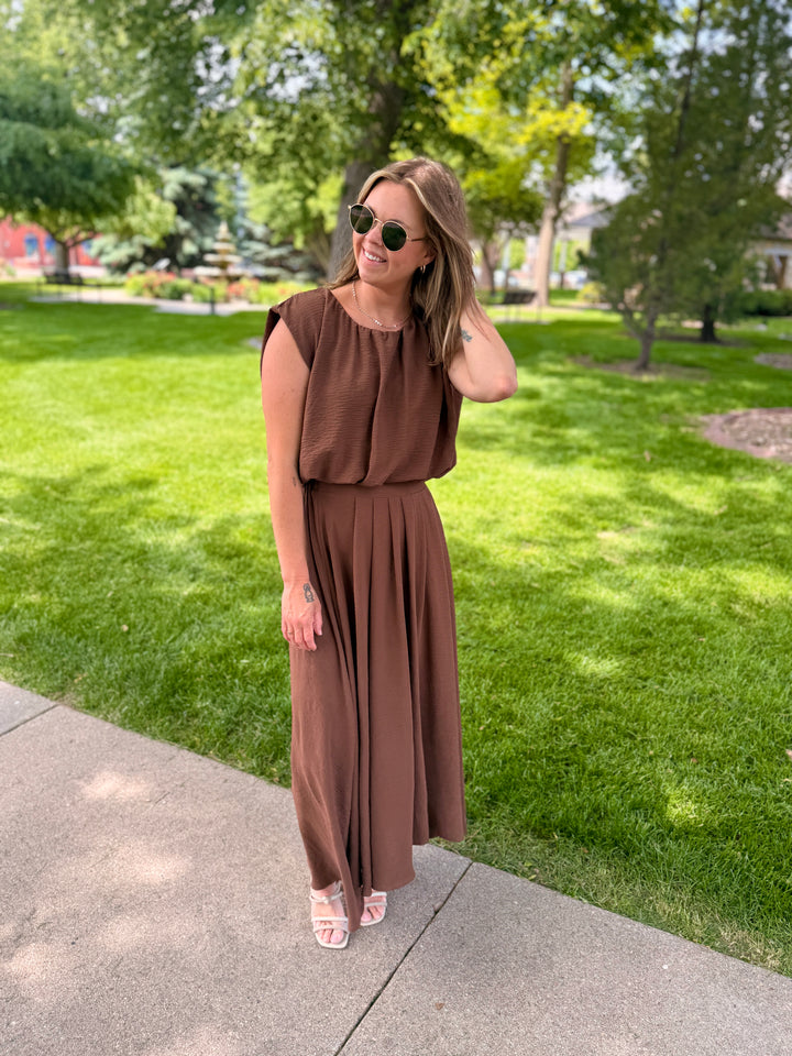 Aria Balloon Hem Crop Top