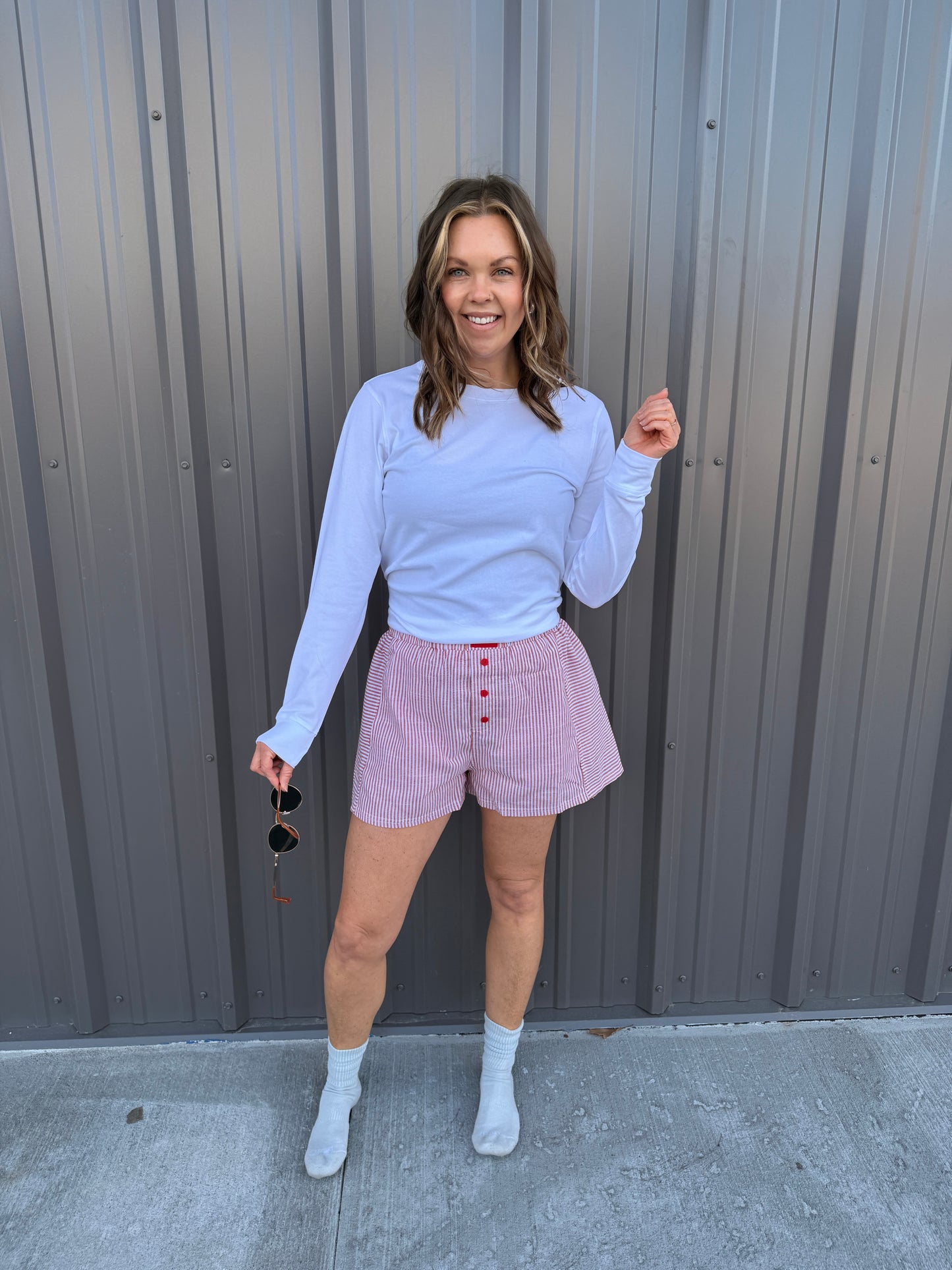 Firecracker Boxer Shorts -Red