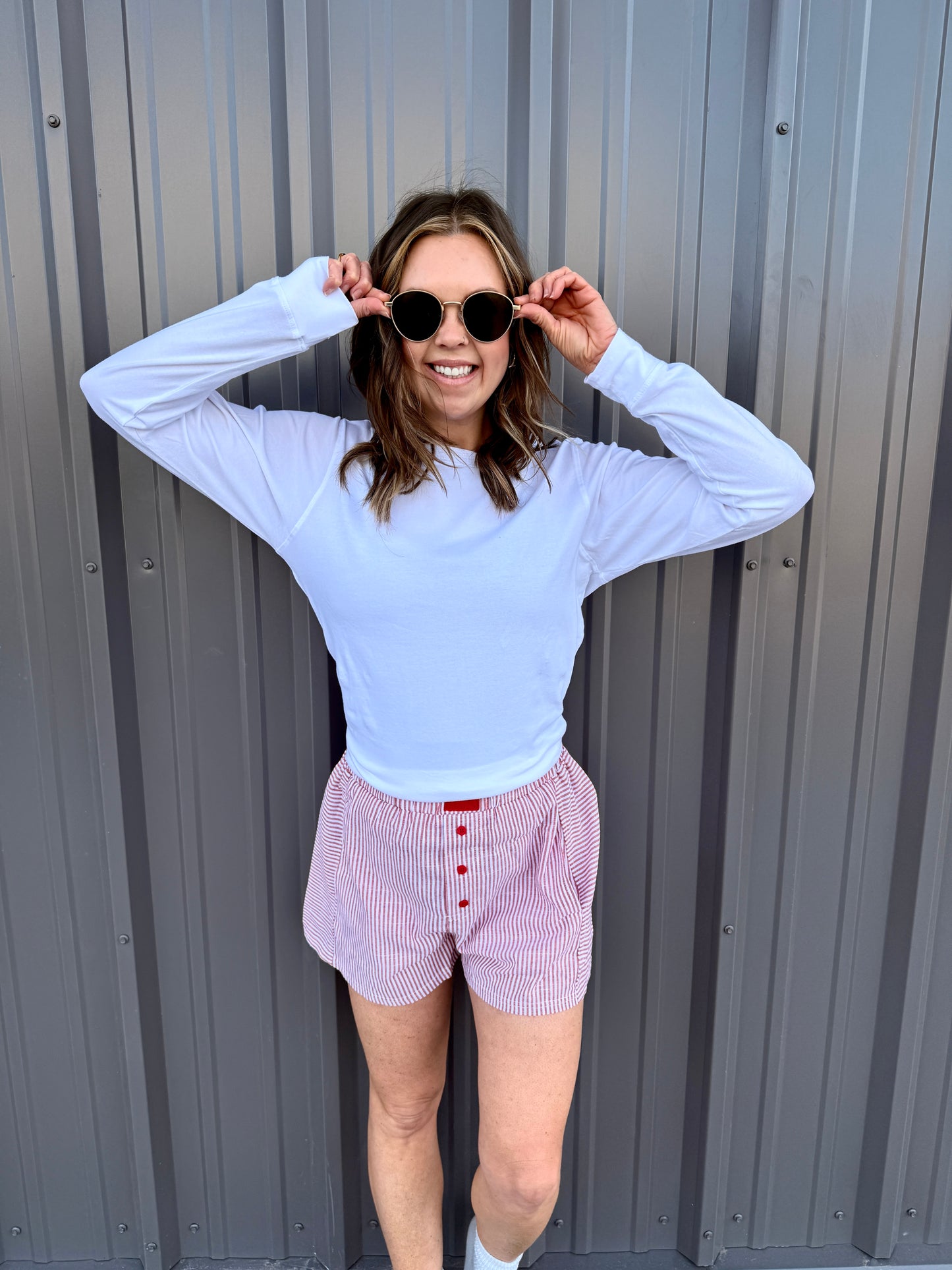 Firecracker Boxer Shorts -Red