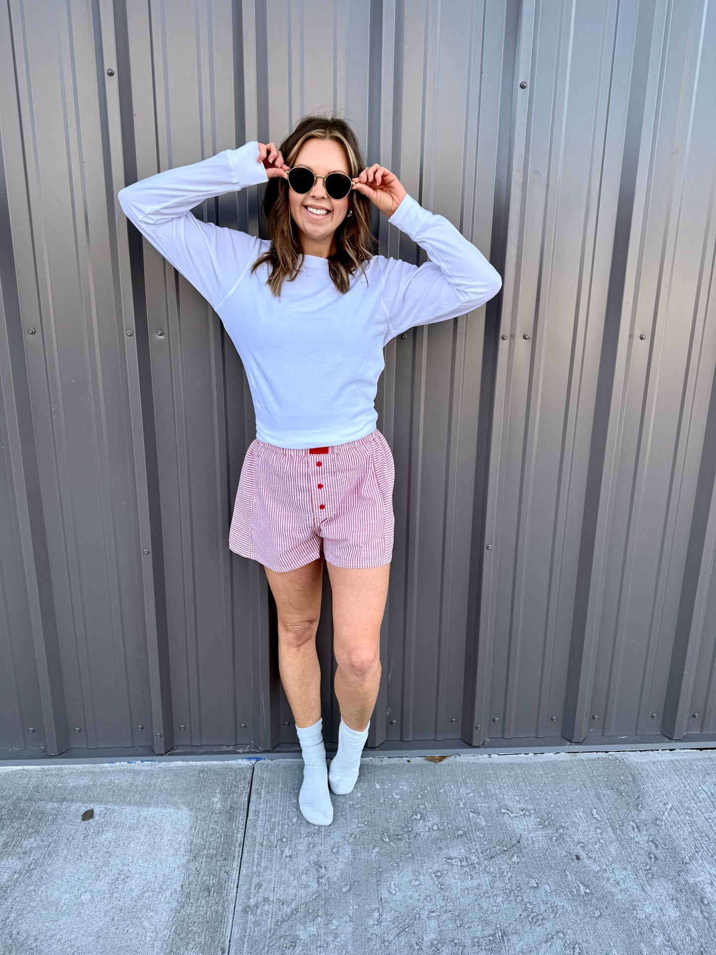 Firecracker Boxer Shorts -Red