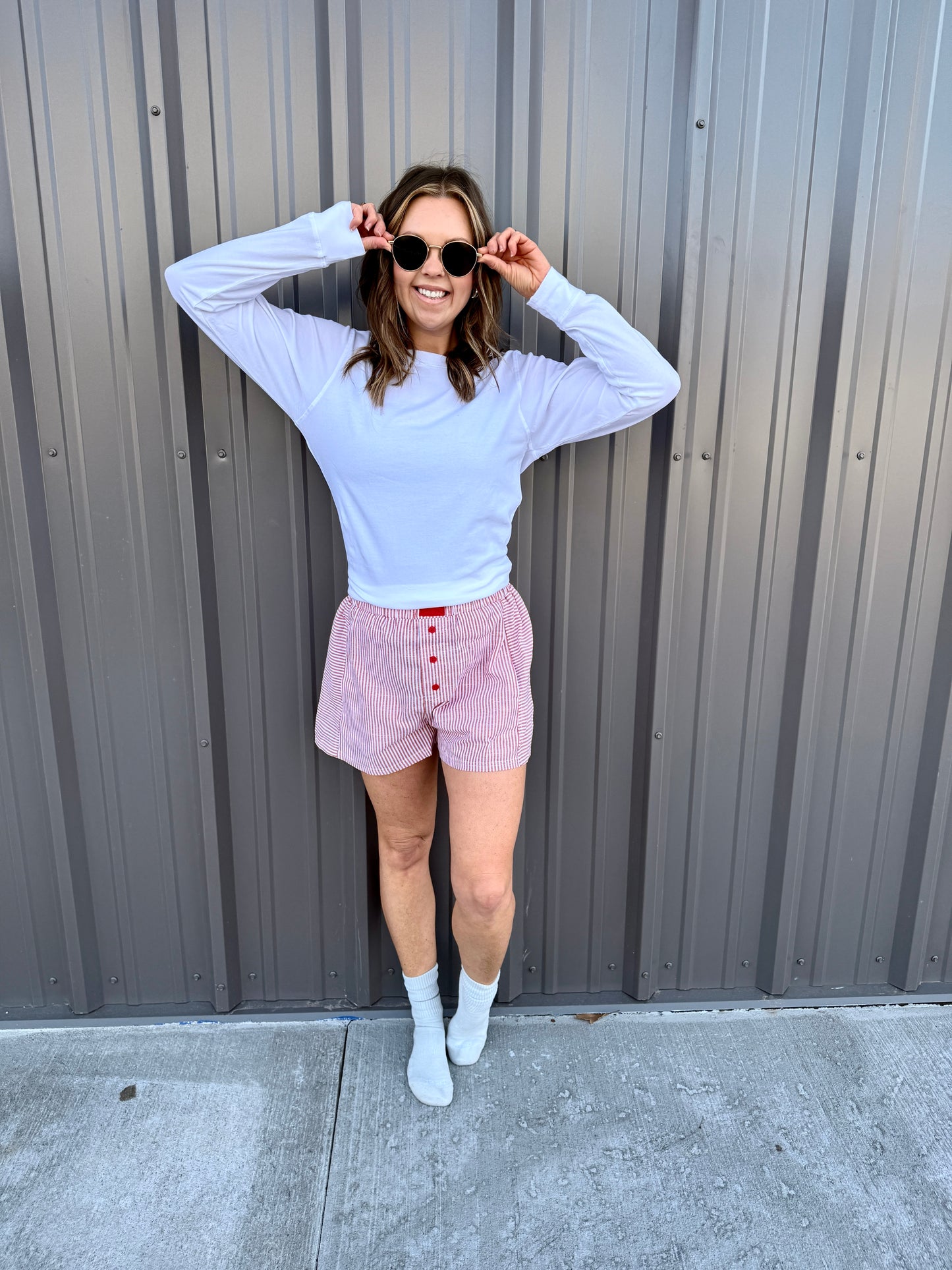 Firecracker Boxer Shorts -Red