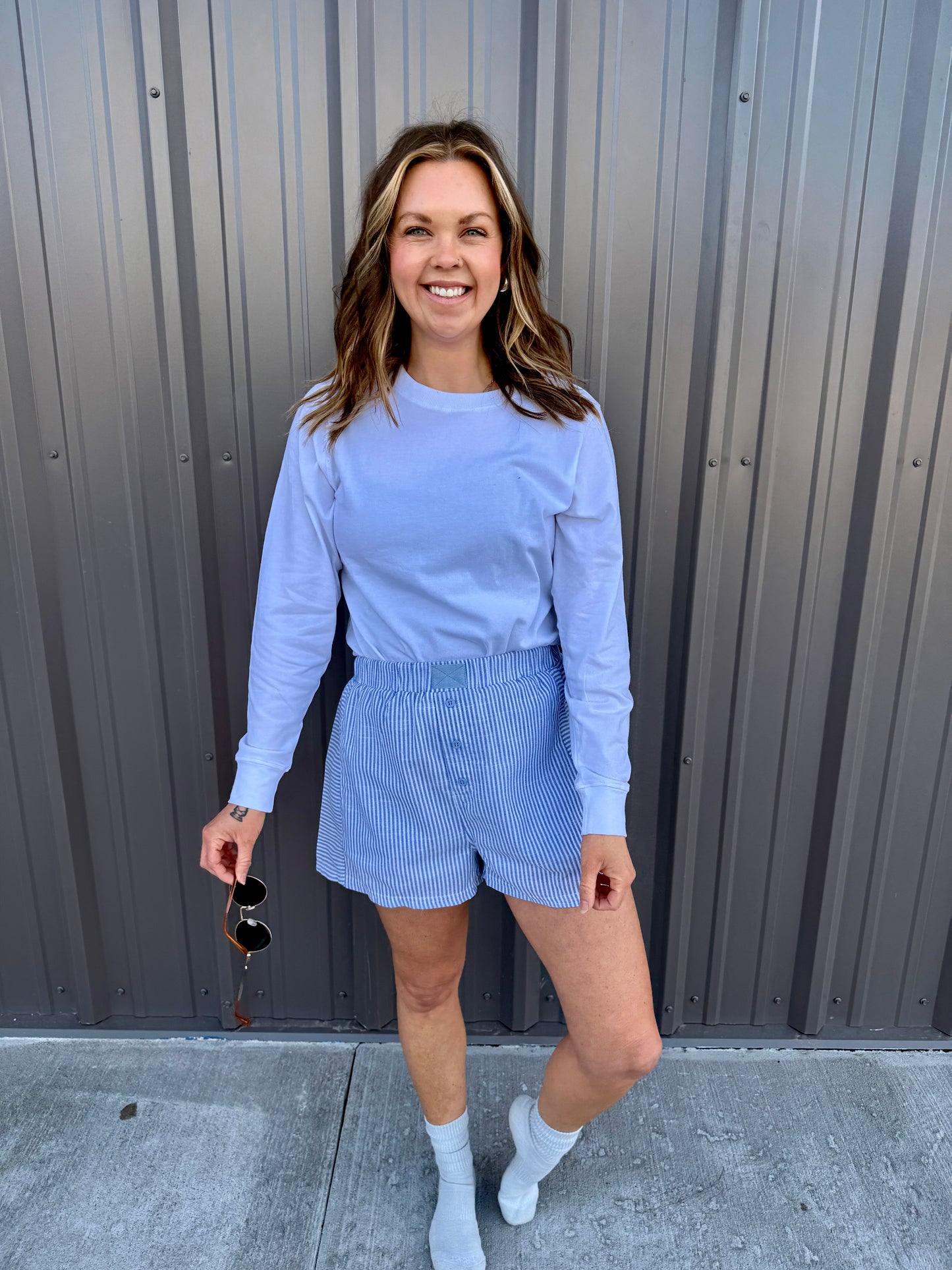 Firecracker Boxer Shorts -Blue