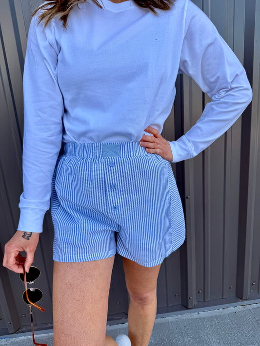 Firecracker Boxer Shorts -Blue