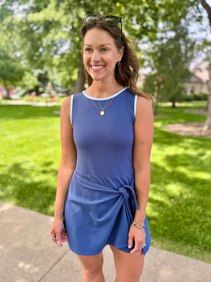 Valley Romper - Navy