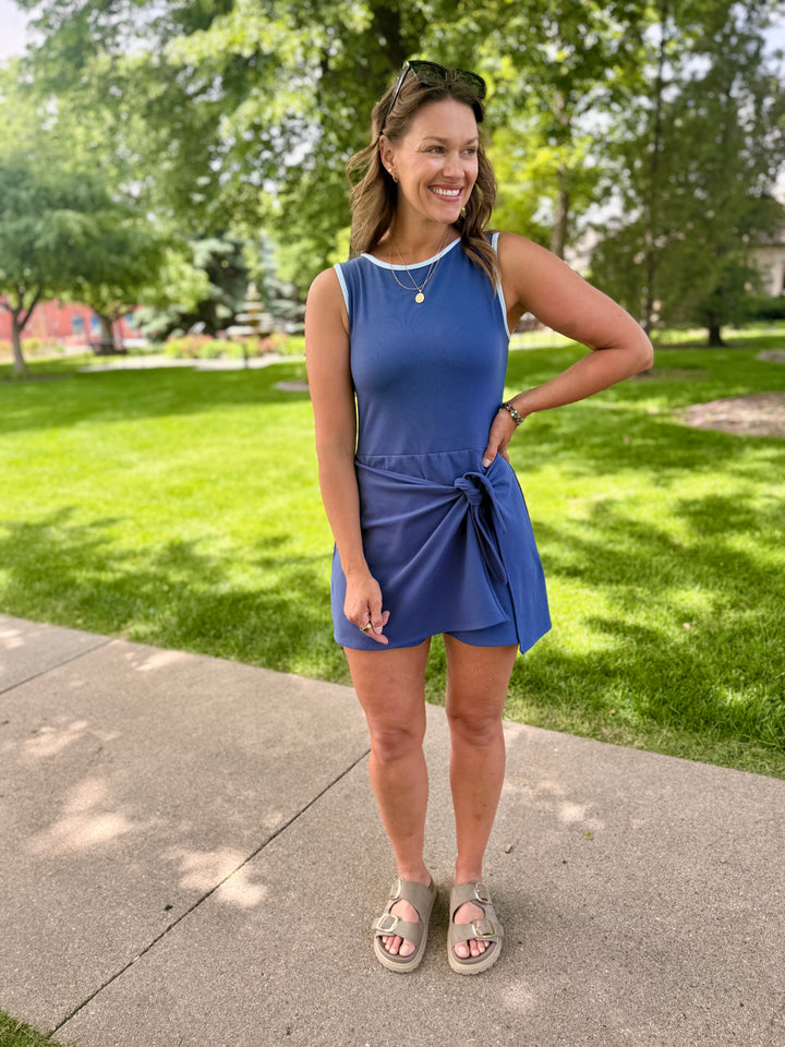 Valley Romper - Navy