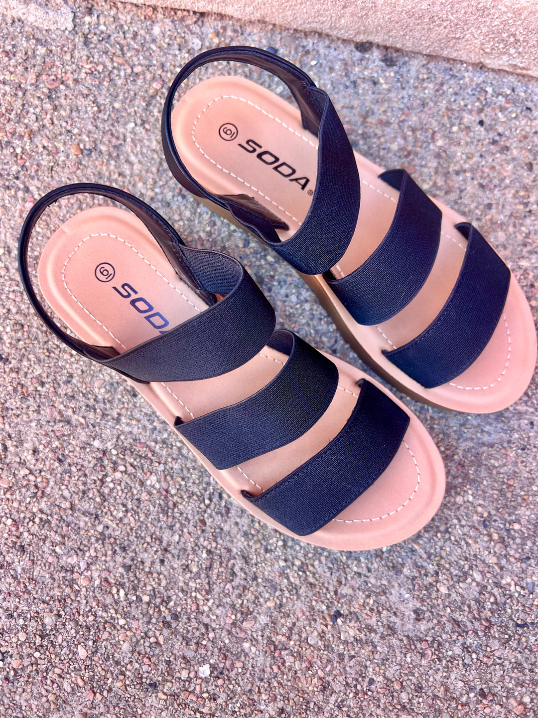 Black Strap Sandal