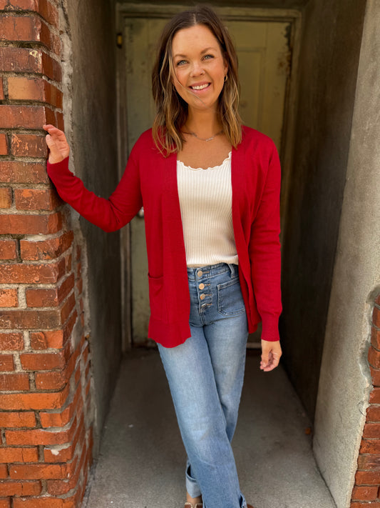 Cherry Comfort Cardigan