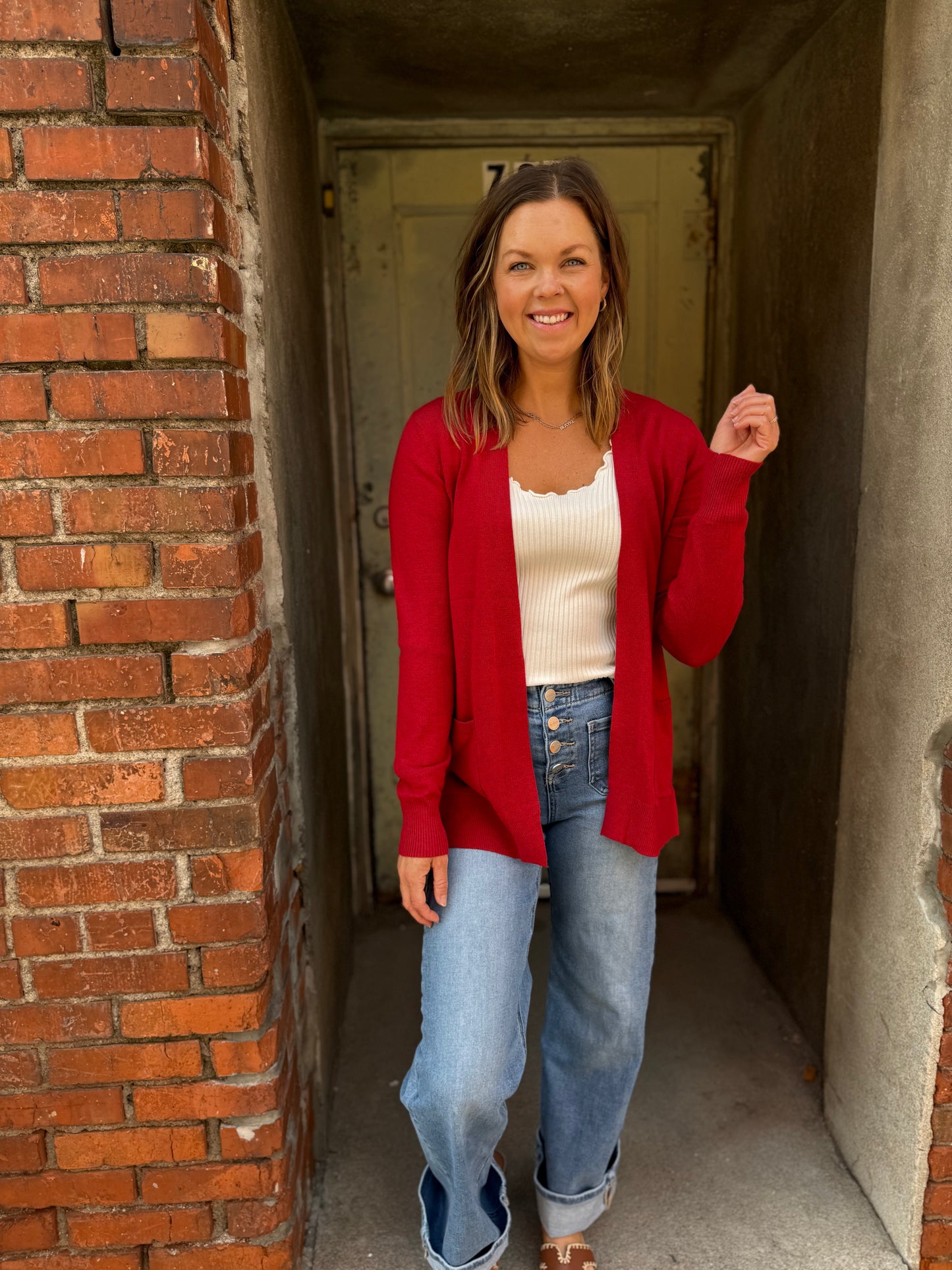 Cherry Comfort Cardigan