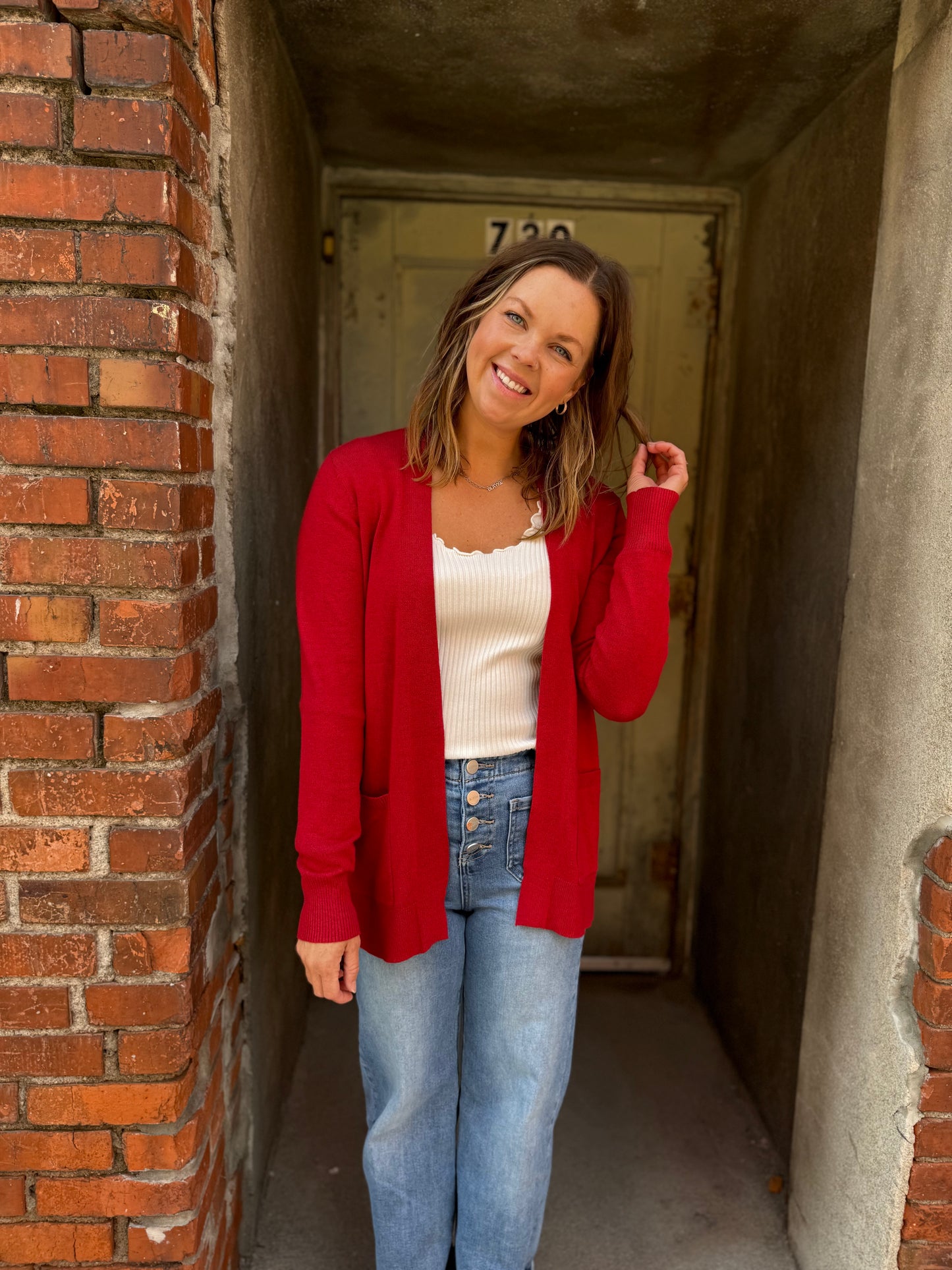 Cherry Comfort Cardigan