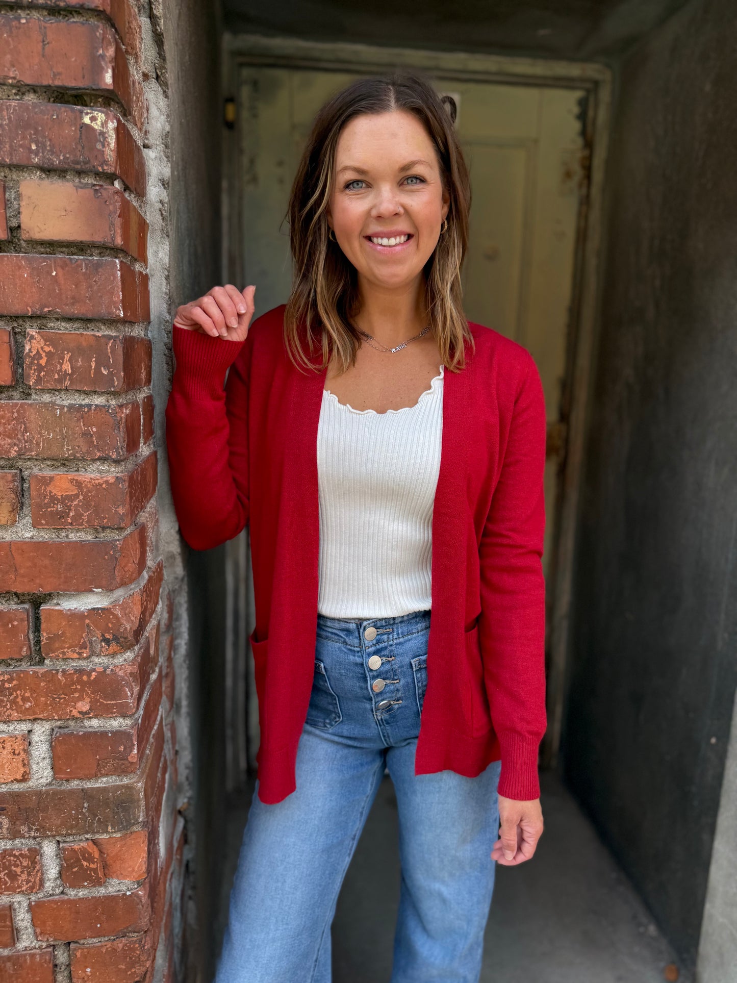 Cherry Comfort Cardigan
