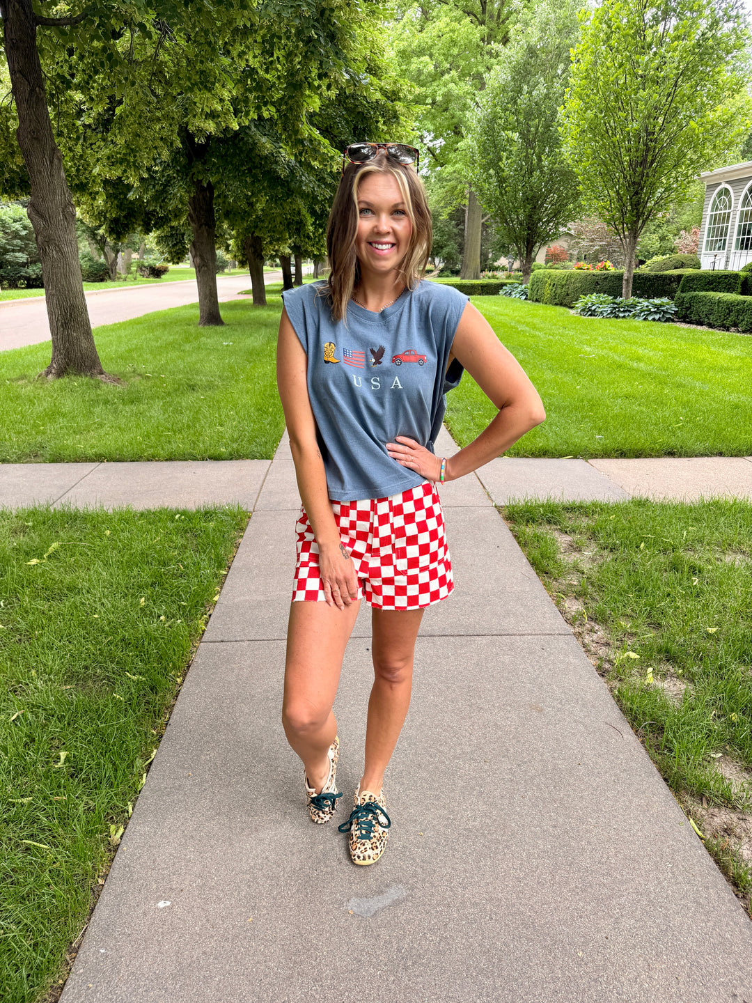 Iconic USA Muscle Tee