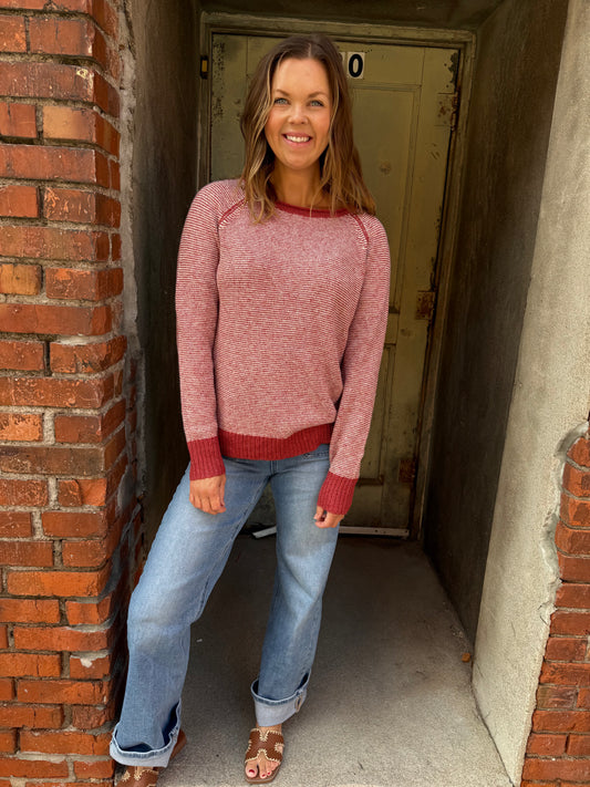 The Line Up Sweater - Musk