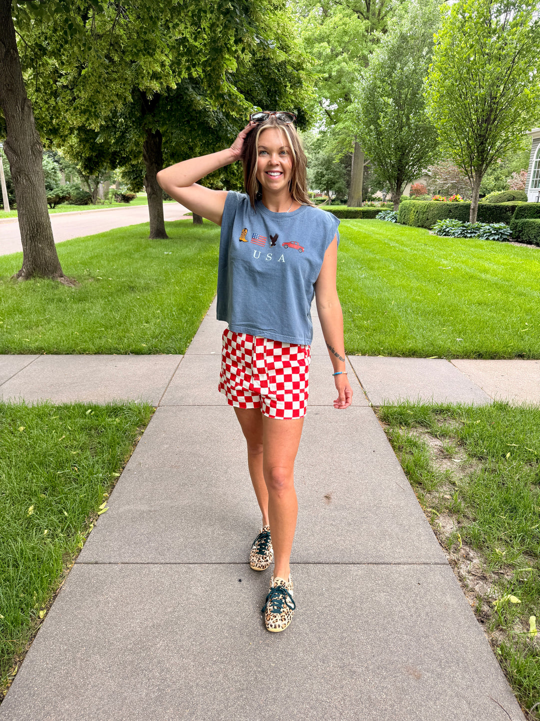Iconic USA Muscle Tee