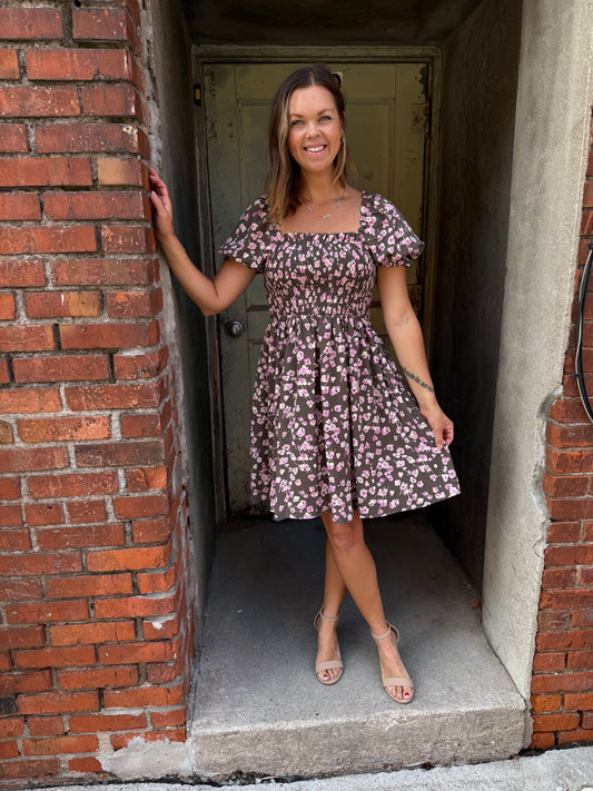 Poppy Bloom Smocked Dress