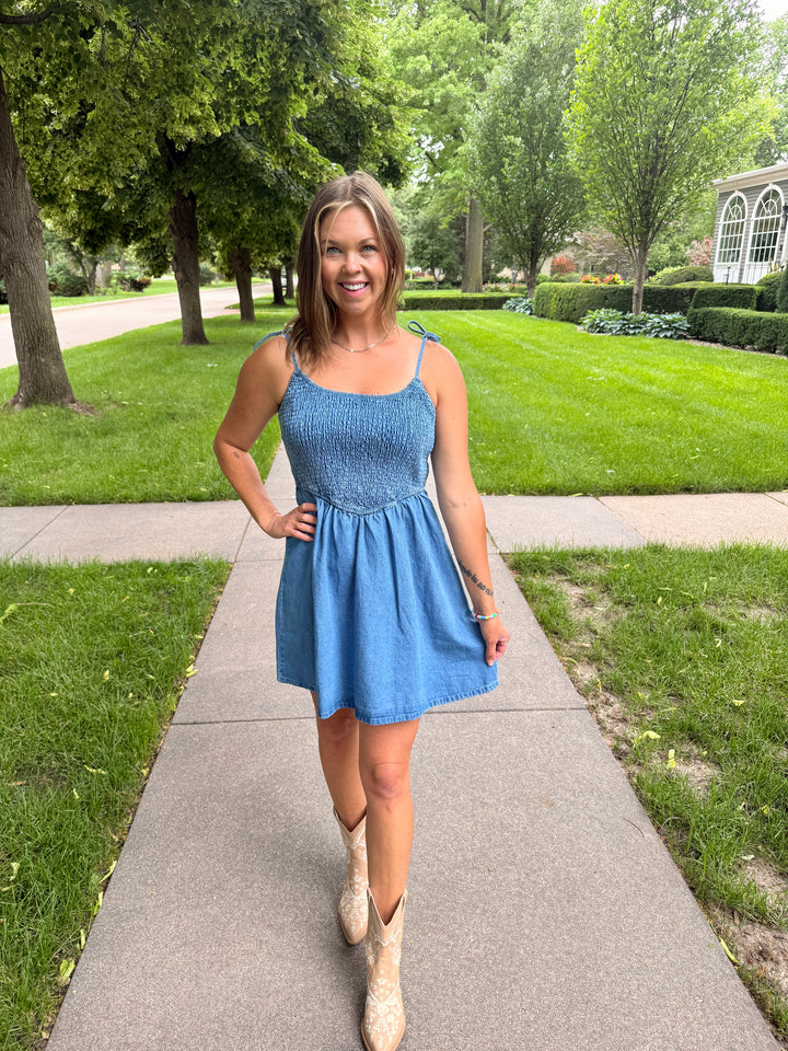 Free Spirit Smocked Mini