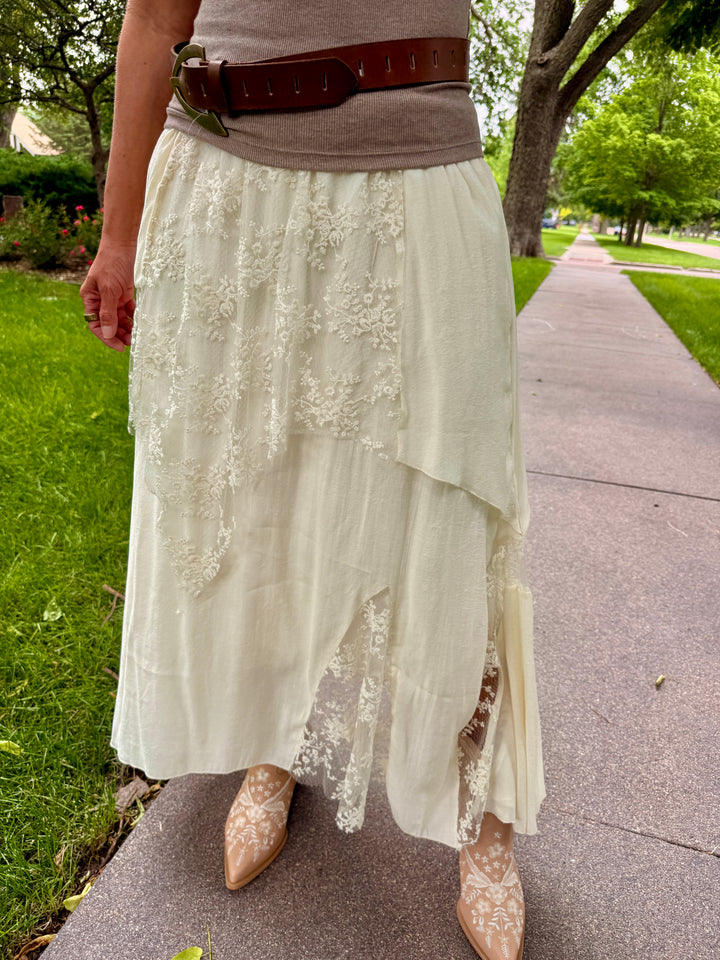 The Cassidy Lace Maxi Skirt