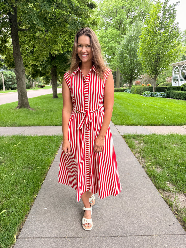 Poppy Stripe Dress