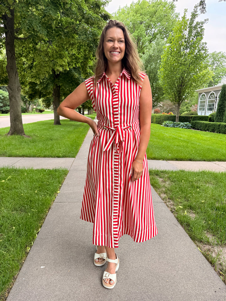 Poppy Stripe Dress