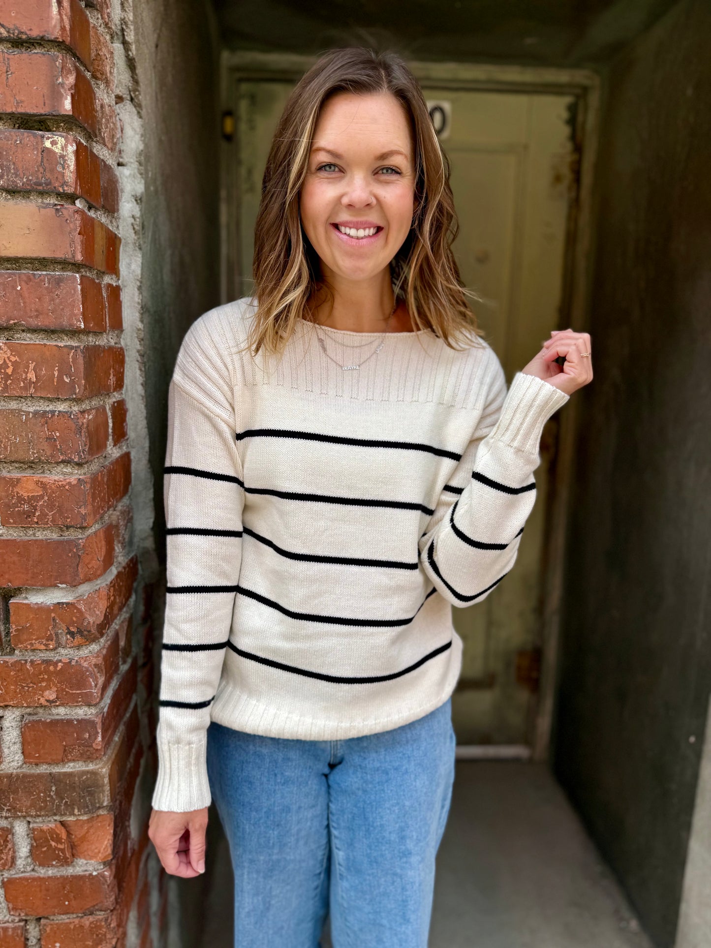 Marin Striped Sweater