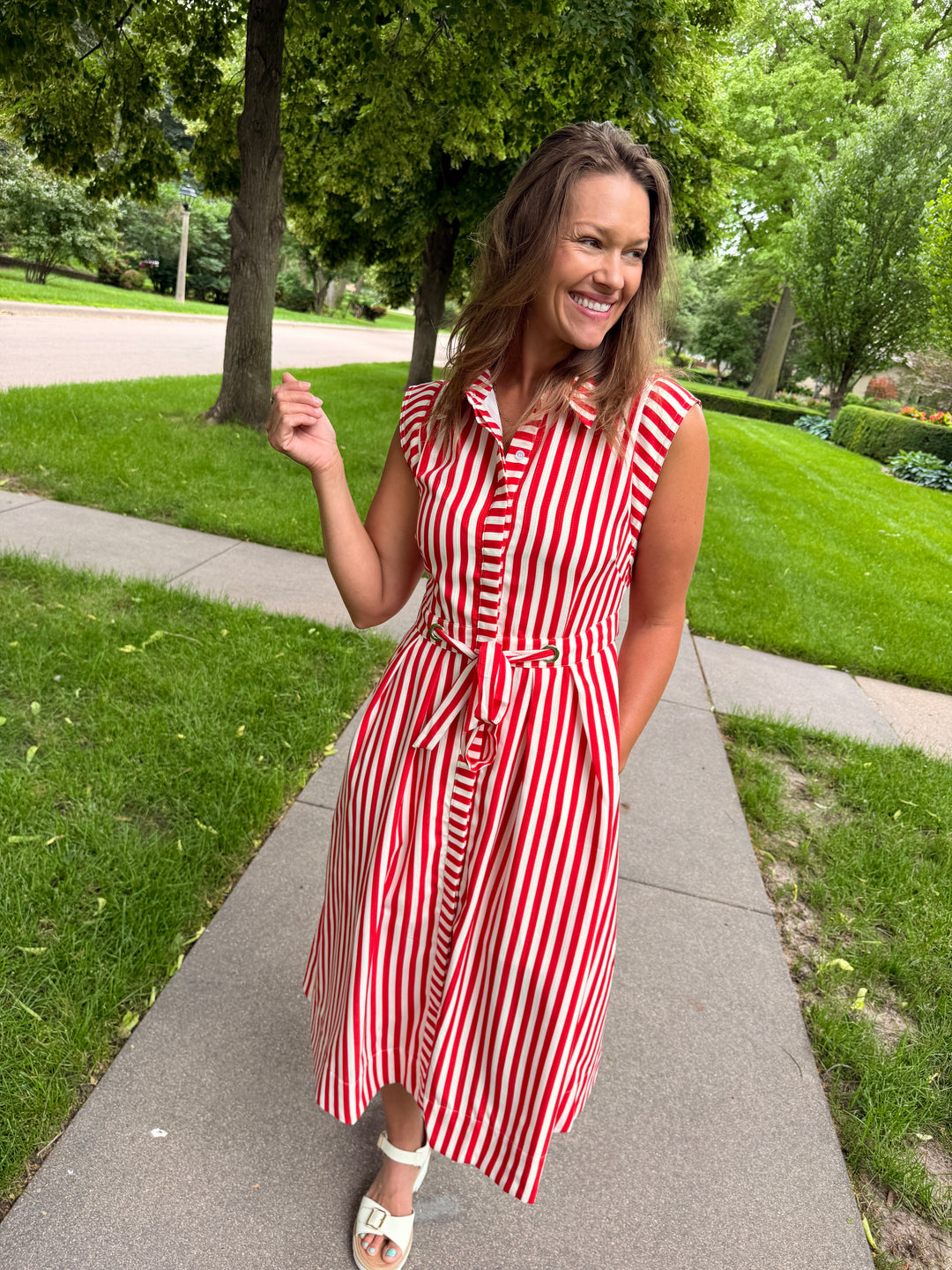 Poppy Stripe Dress