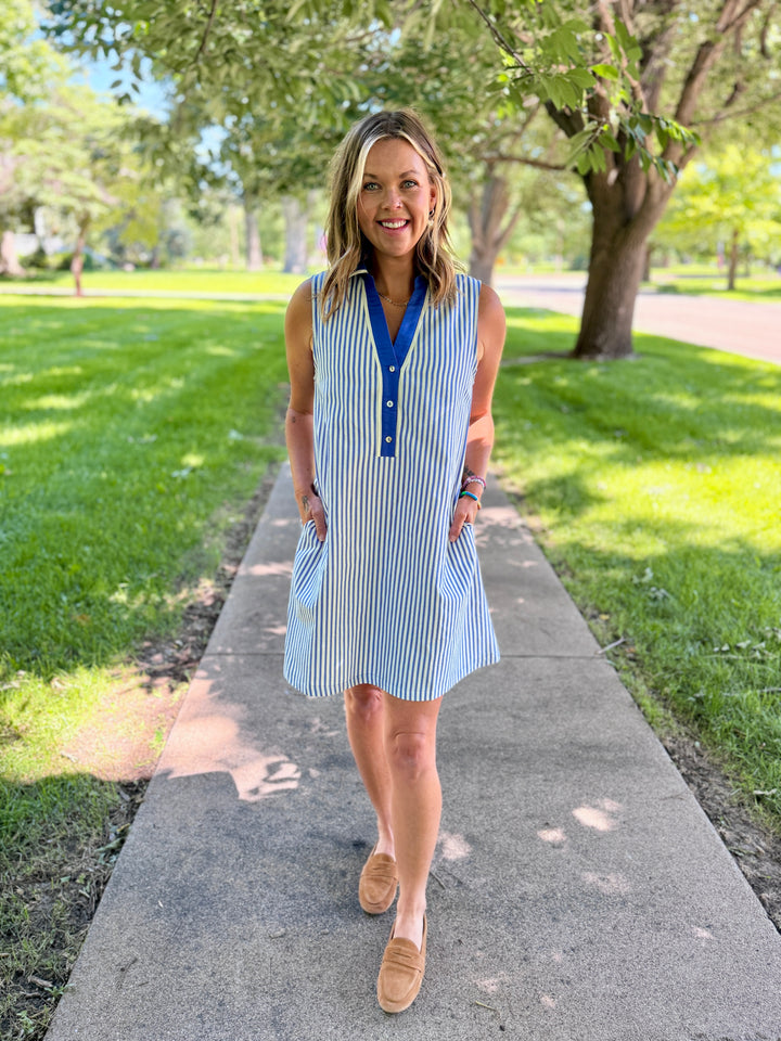 Winnie Dress - Blue