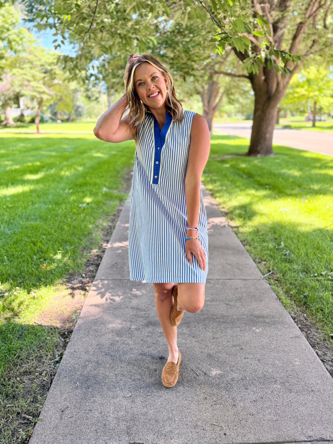 Winnie Dress - Blue