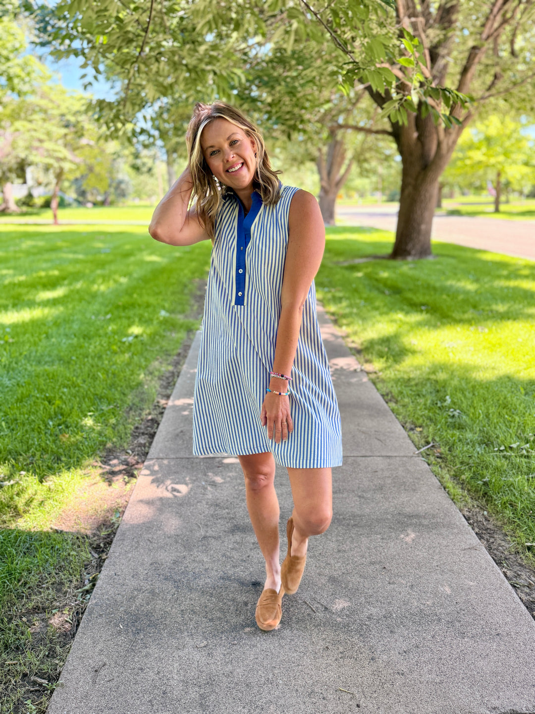 Winnie Dress - Blue