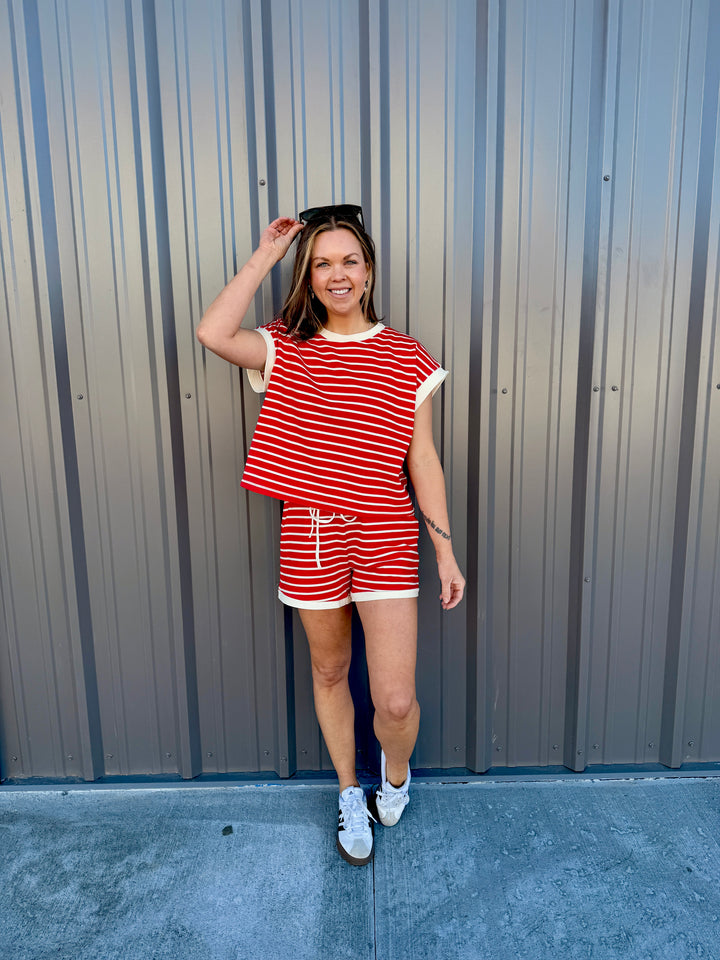Coastal Ease Striped Lounge Set