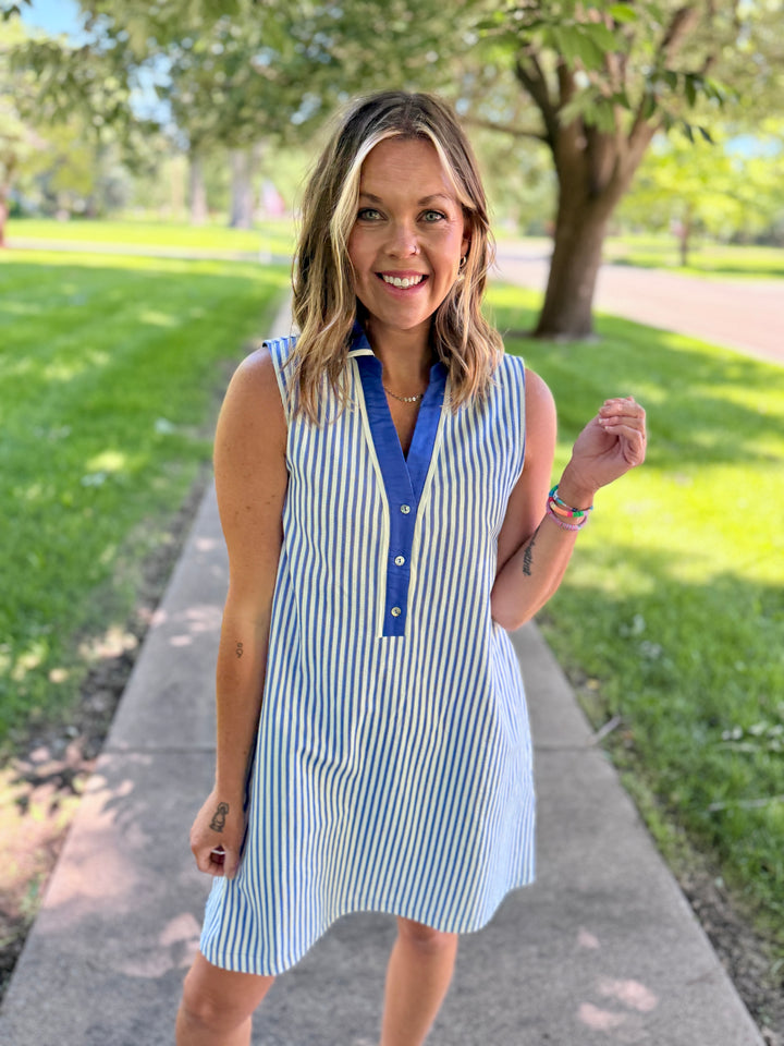 Winnie Dress - Blue
