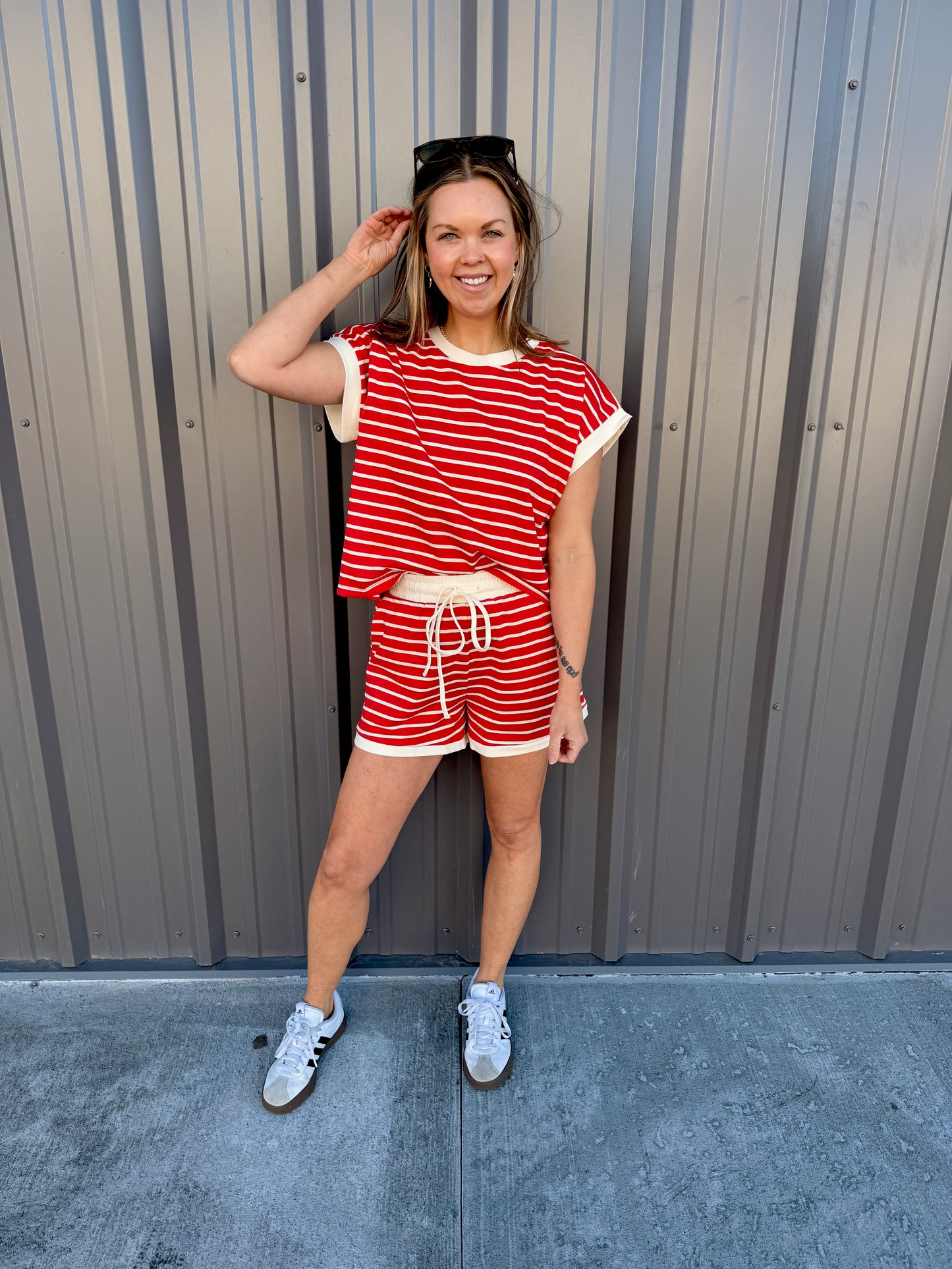 Coastal Ease Striped Lounge Set