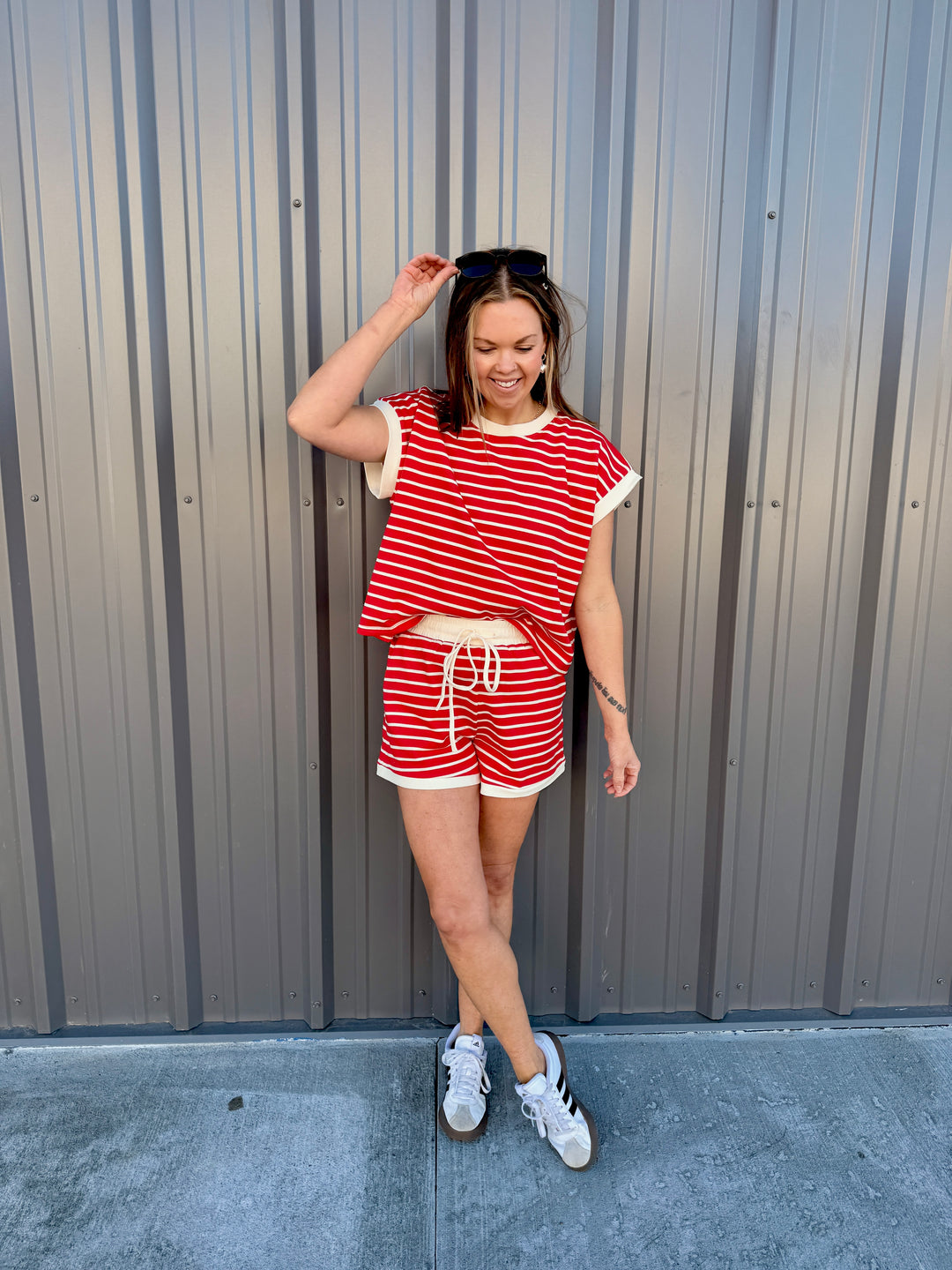 Coastal Ease Striped Lounge Set
