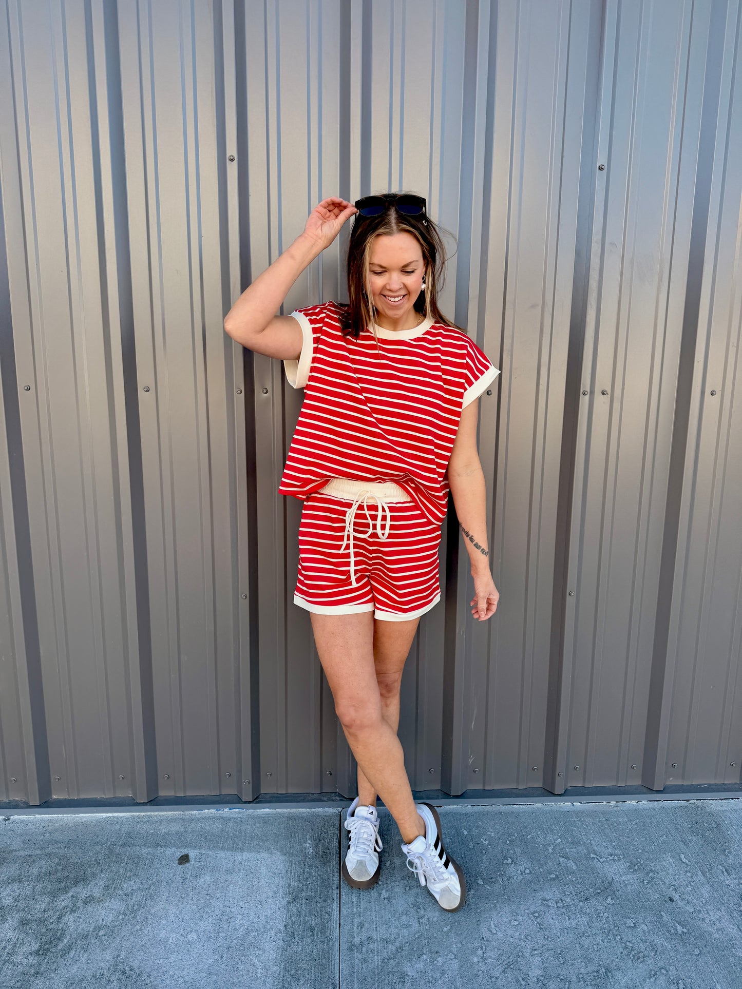 Coastal Ease Striped Lounge Set