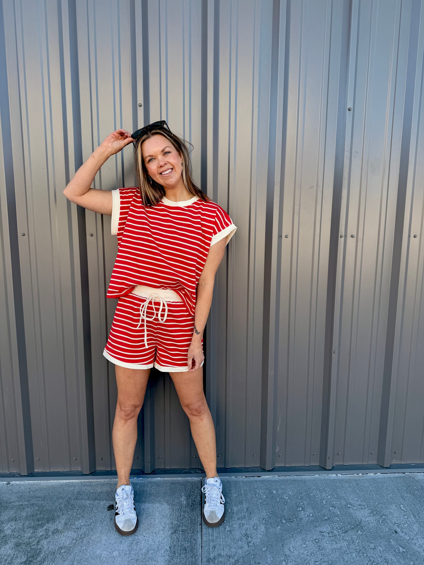 Coastal Ease Striped Lounge Set