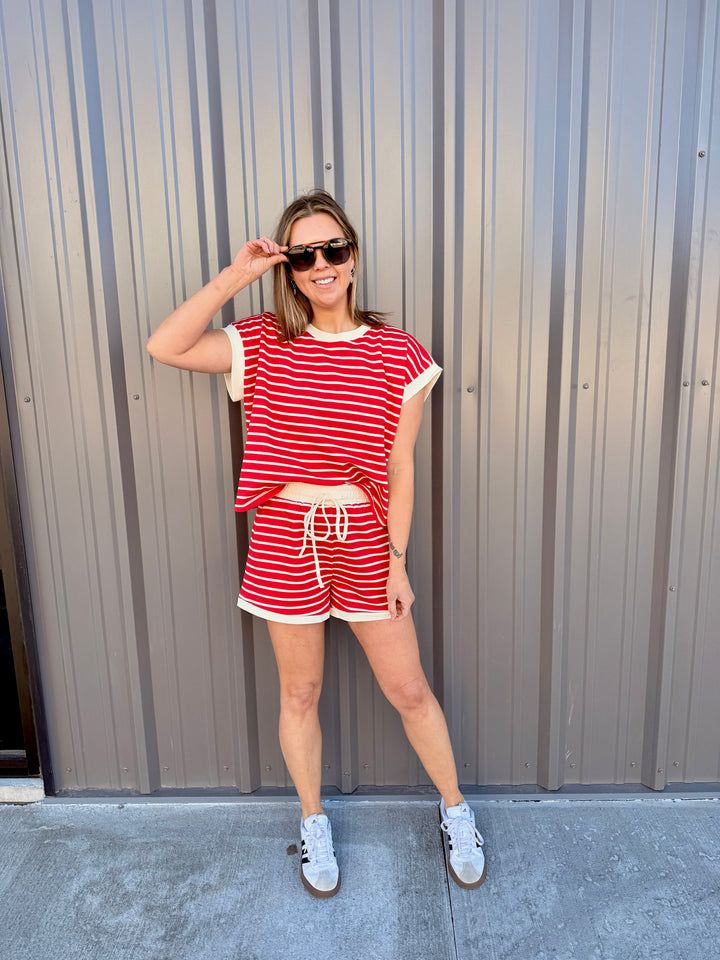 Coastal Ease Striped Lounge Set
