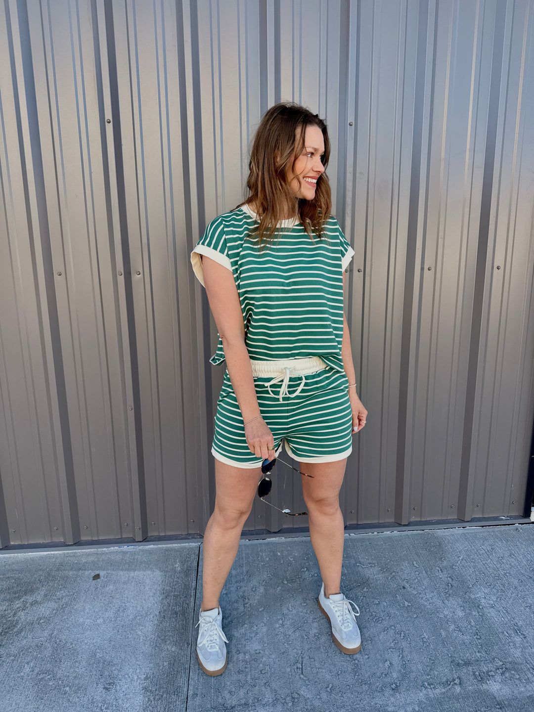Coastal Ease Striped Lounge Set