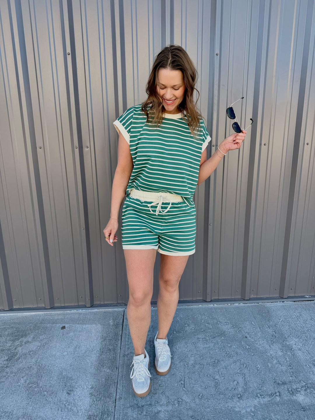 Coastal Ease Striped Lounge Set