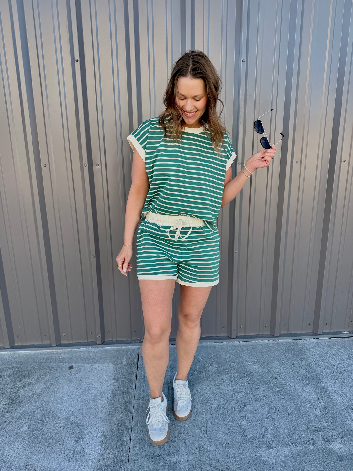 Coastal Ease Striped Lounge Set