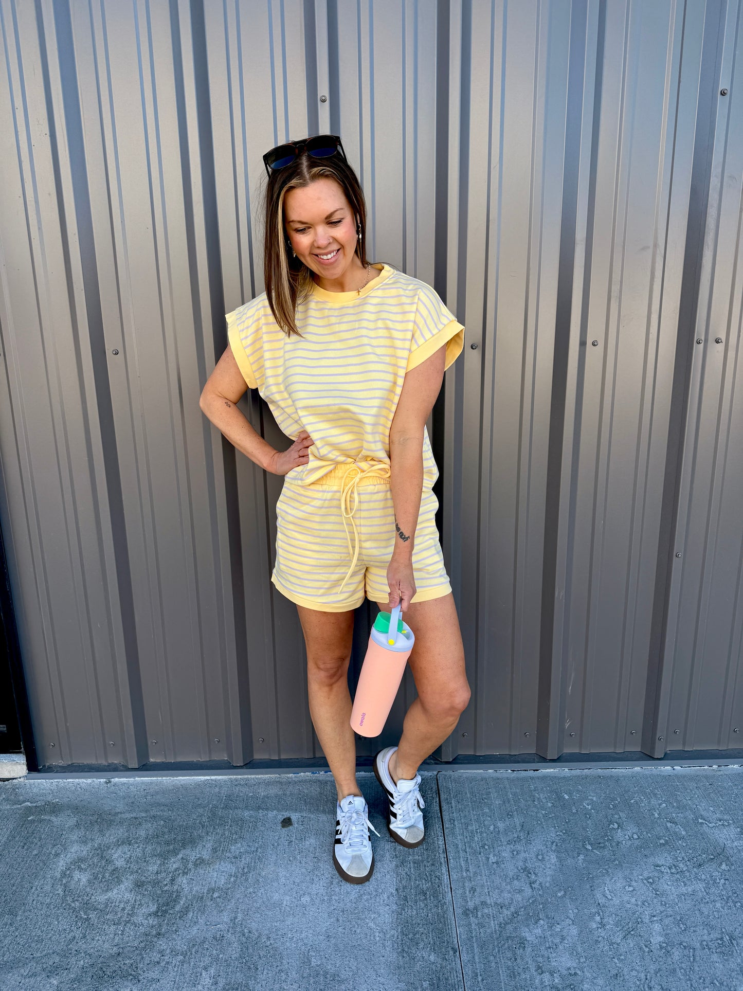 Coastal Ease Striped Lounge Set