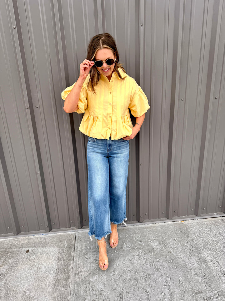 The Lola Bubble Hem Top