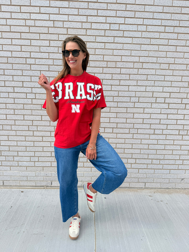Red Oversized Tshirt