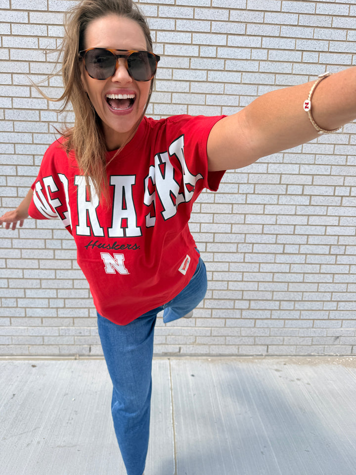 Red Oversized Tshirt