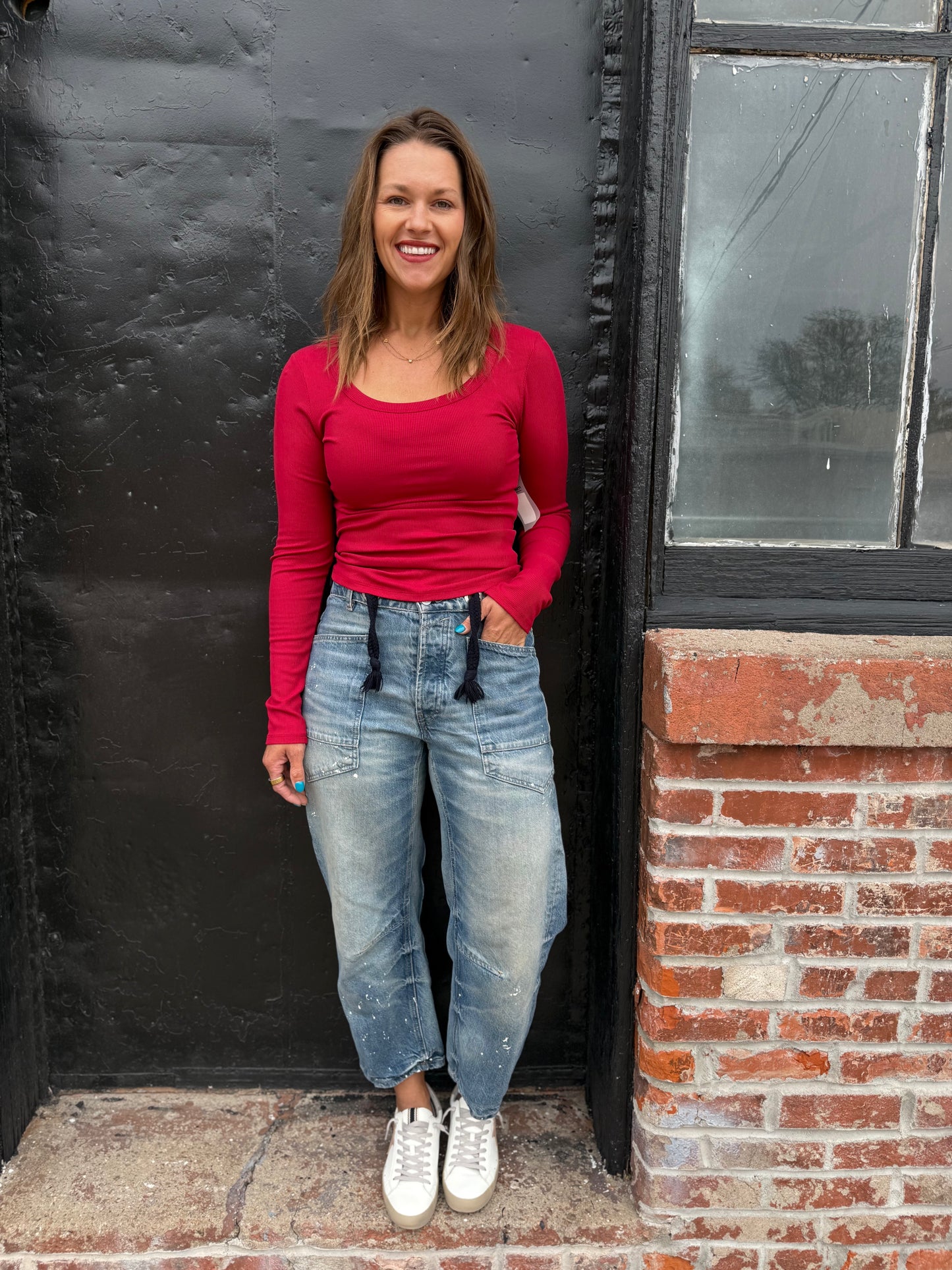 Micro Ribbed Long Sleeve