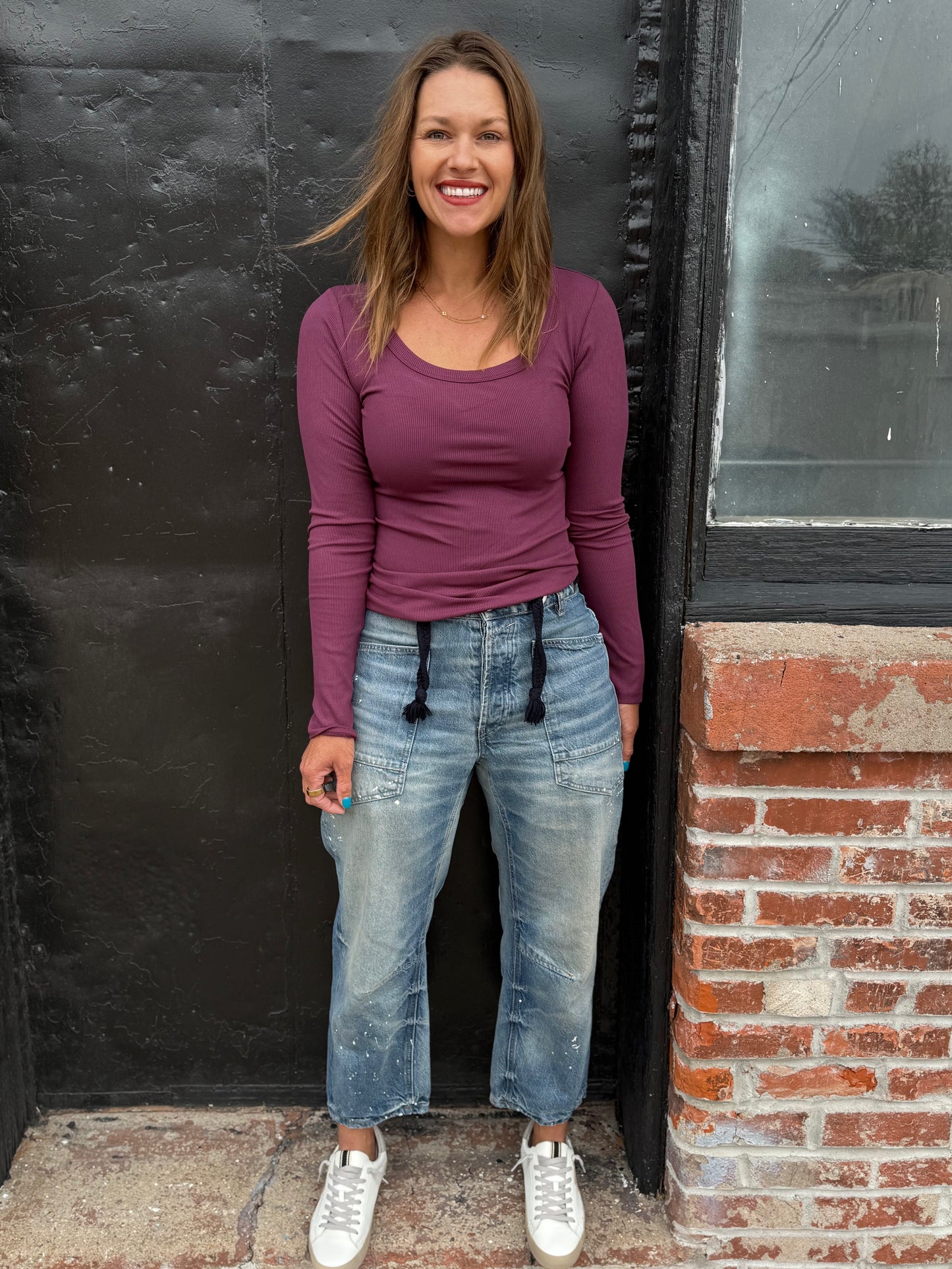 Micro Ribbed Long Sleeve